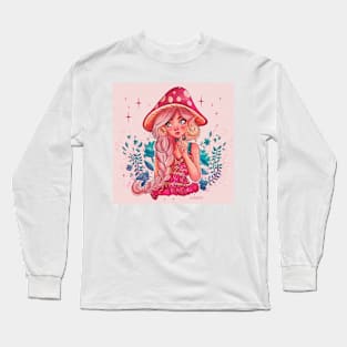 mushoom girl Long Sleeve T-Shirt